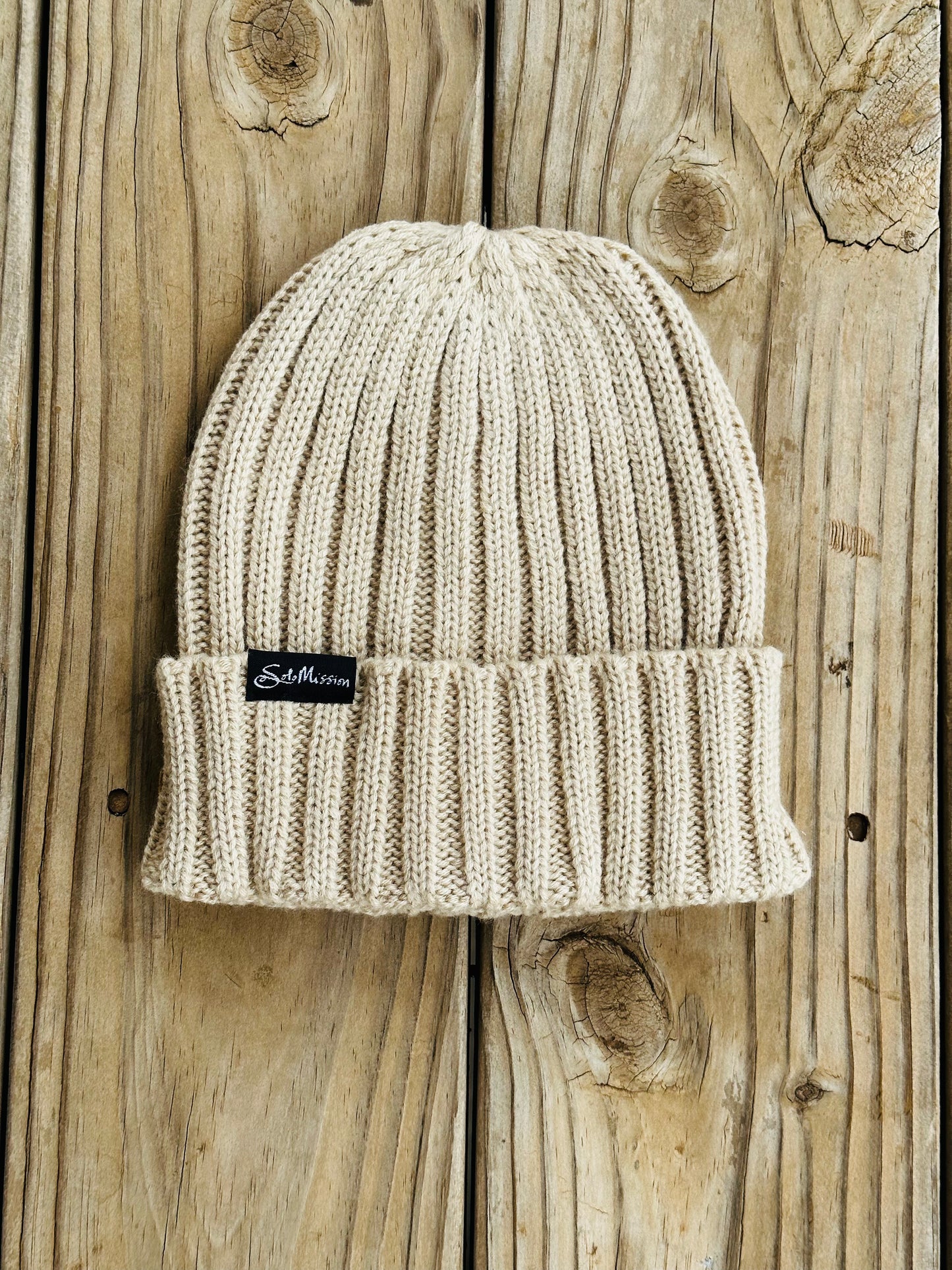 Solo Mission Cable Knit (Light Beige)