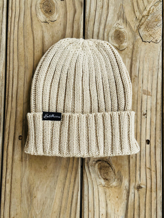 Solo Mission Cable Knit (Light Beige)